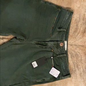 NWT FP Olive Green Jeans Size 30